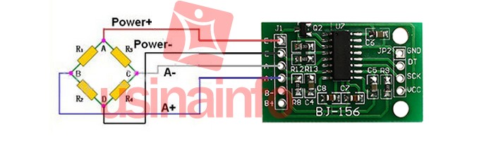 MODULO PARA SENSOR DE PESO HX711 - [1001815]