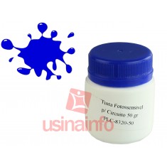 Tinta Fotossensível Azul para Trilha de Circuito Impresso - 50g