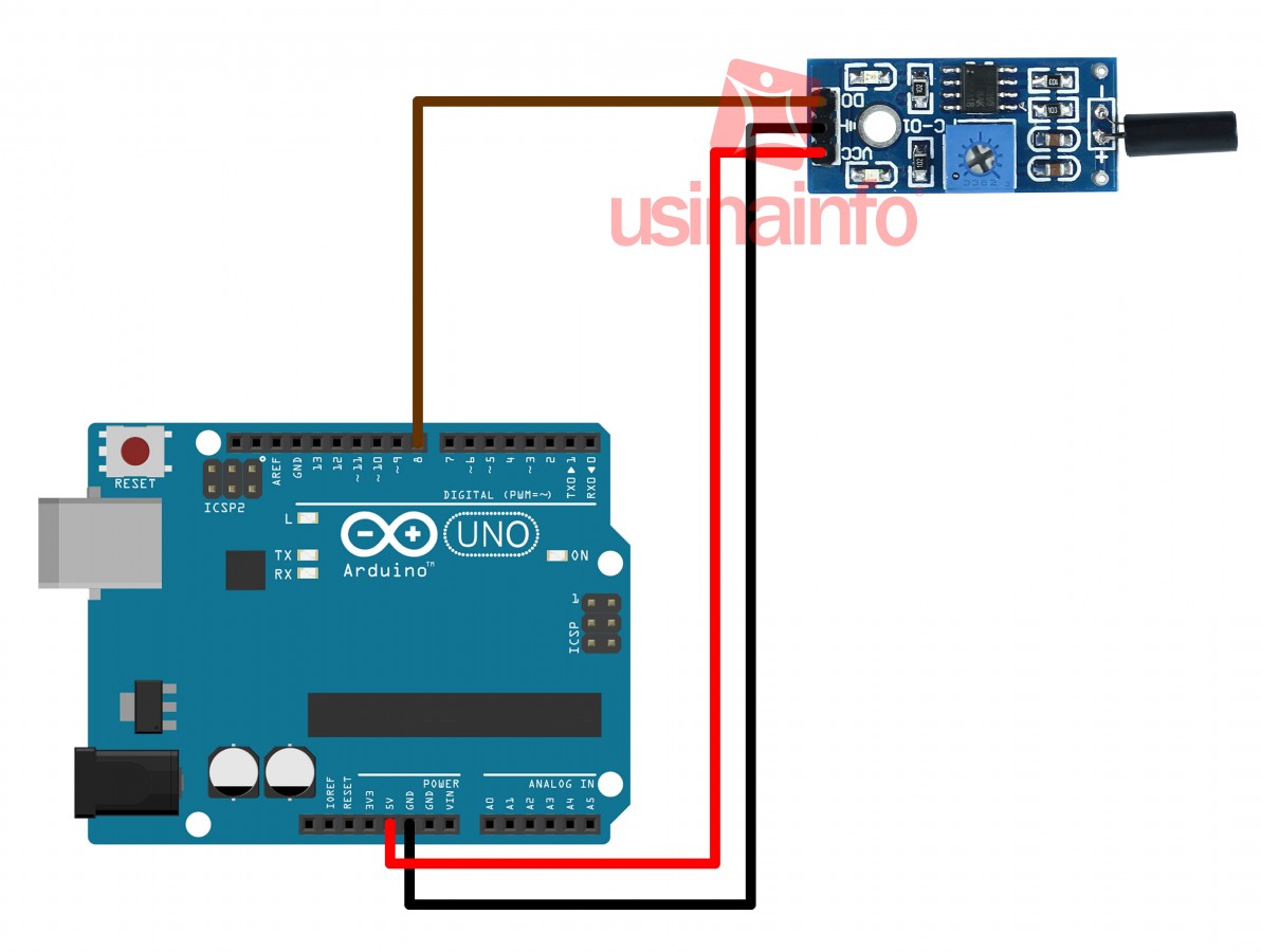 Módulo Sensor de Vibração para Arduino - SW-18015P- Imagem 5