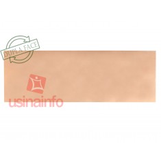Placa de Fibra de Vidro Cobreada Dupla Face 10x30cm