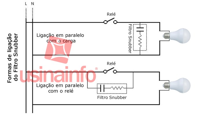 Filtro Snubber para Proteção de Relés - [1010333]