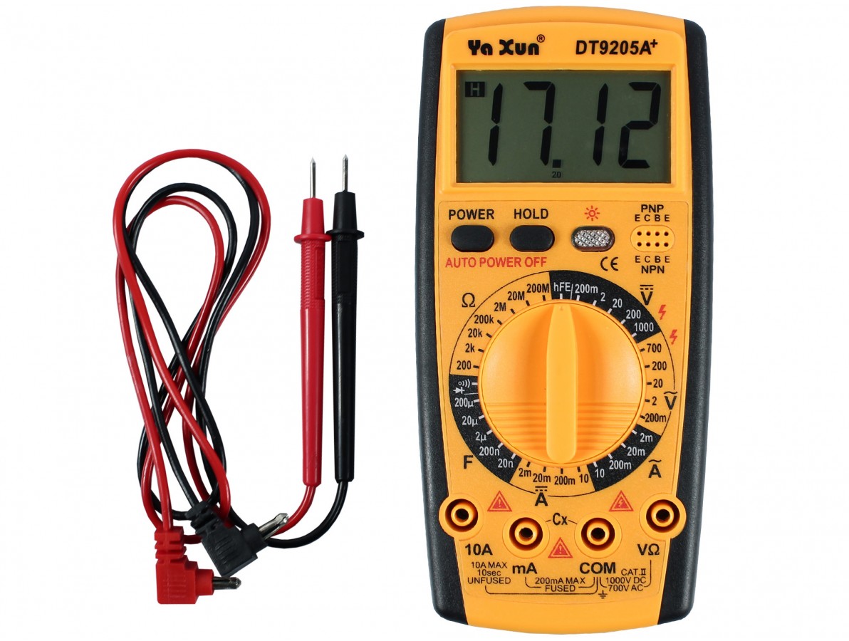 Multímetro Digital + Ponta de Prova