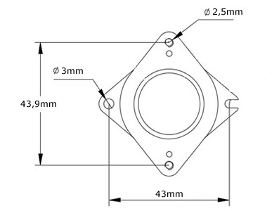 Amortecedor para Motor de Passo Nema 17 - Tipo A - [1013364]