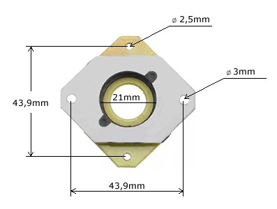 Amortecedor para Motor de Passo Nema 17 - Tipo B - [1013381]