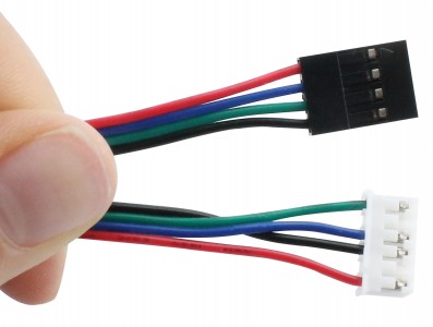 Cabo para Motor de Passo da Impressora 3D Conector Jumper 4 / JST 6 com 4 Vias - Imagem 2