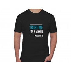 Camiseta Maker “Trust Me I’m a Maker” - Preta M