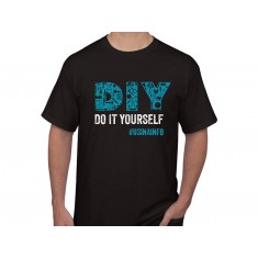 Camiseta Maker “DIY Do It Yourself” - Preta M
