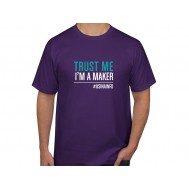 Camiseta Maker “Trust Me I’m a Maker” - Roxa M