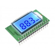 Receptor FM PLL LCD 87-108MHZ com Tela de 1" - Compatível com Comando Serial