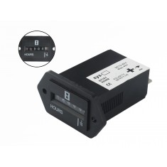 Horímetro Analógico 12V DC / Contador de Horas Eletromecânico 10-80VDC - SYS