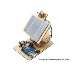 Estrutura em MDF para Rastreador Solar Arduino + Manual de Montagem