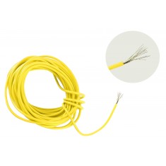 Cabo Flexível TiaFlex 5m Fio 0,50mm² 20AWG - Amarelo