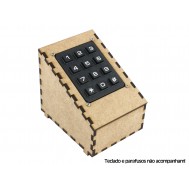 Suporte para Teclado Matricial 3x4 12 Teclas - Case Inclinado em MDF