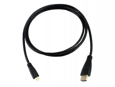 Cabo Micro HDMI para HDMI 1.4 1.5m Compatível com Celular e Raspberry PI 4 - Imagem 1