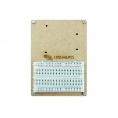 Base para Arduino em MDF com Protoboard + Parafusos Metálicos