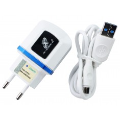 Fonte Chaveada 5V 4A (2 x 2A) USB Dupla para Arduino, ESP32 e Celular + Cabo Micro USB