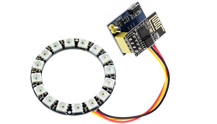 Adaptador ESP8266 ESP-01S RGB LED V1.0 + Conector JST - [1015823]