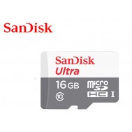 Cartão de Memória 16GB Micro Sd Ultra Classe 10 80MB/s - Original SanDisk