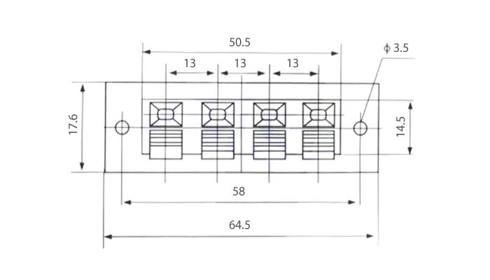 Borne de Pressão 4 Vias Wp4-7 - [1015849]