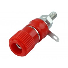 Borne Fêmea para Plug Banana 4mm - Vermelho