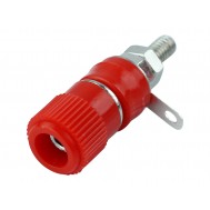 Borne Fêmea para Plug Banana 4mm - Vermelho