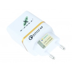 Fonte Chaveada 5V 4A (2 x 2A) USB 3.0 Dupla para Arduino, ESP32 / Carregador Ultra Rápido Universal QC4.0