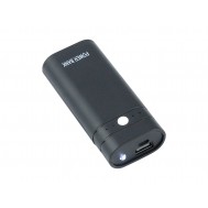 Power Bank 5V 1.2A USB para 2 Baterias 18650 Button-top com On/Off e Lanterna