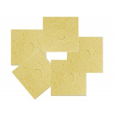 Esponja Vegetal para Ferro de Solda - Kit com 5 unidades