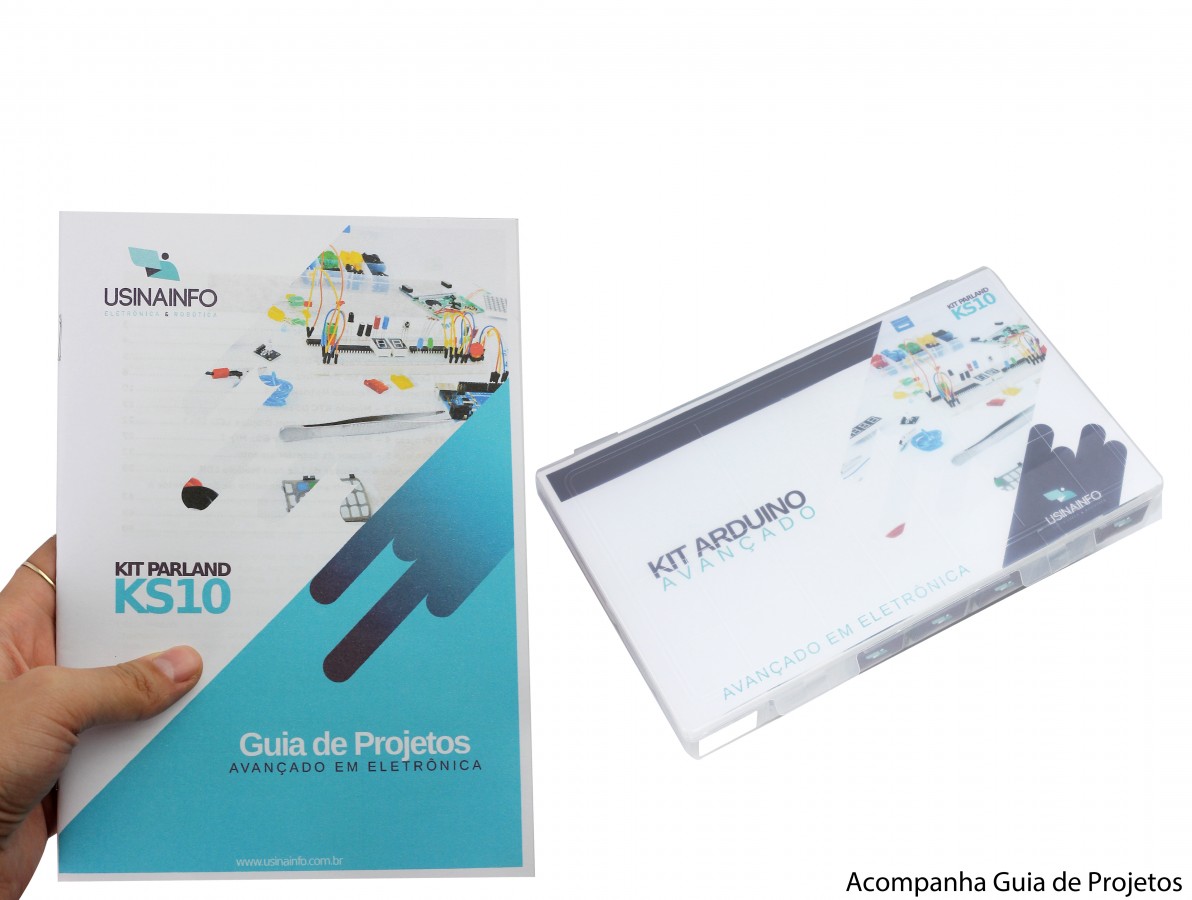 Kit Arduino Avançado + Arduino UNO R3 Original Itália - KS10- Imagem 2