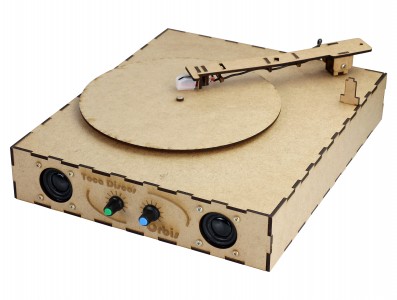 Toca Discos Vinil DIY Orbis em MDF Completo - Imagem 1