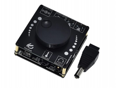 Mini Amplificador de Som XY-AP50L Estéreo 2 Canais 50W + 50W com Bluetooth 5.0 - Imagem 1