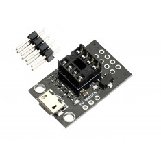 Módulo Programador Attiny85, Attiny13A, Attiny25 e Attiny45 com Micro USB