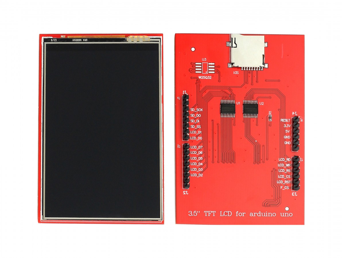TFT LCD 3.5” Shield Arduino Touch Screen com Slot SD- Imagem 2