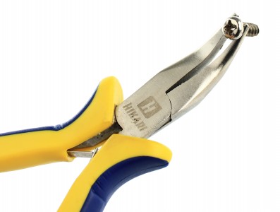 Alicate de bico meia cana curvo de aço carbono 125mm (5'') - Hikari - Imagem 2