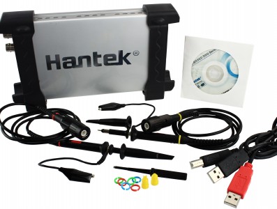 Osciloscópio Digital Portátil 20MHz 2 canais - Hantek6022BE  - Imagem 1