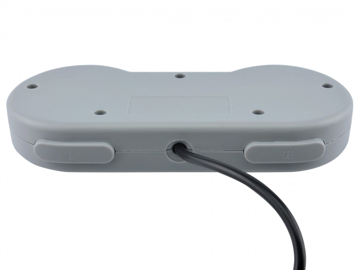 Controle Nintendo 64 Usb Com Fio Para Pc Mac Raspyberry Cinza em