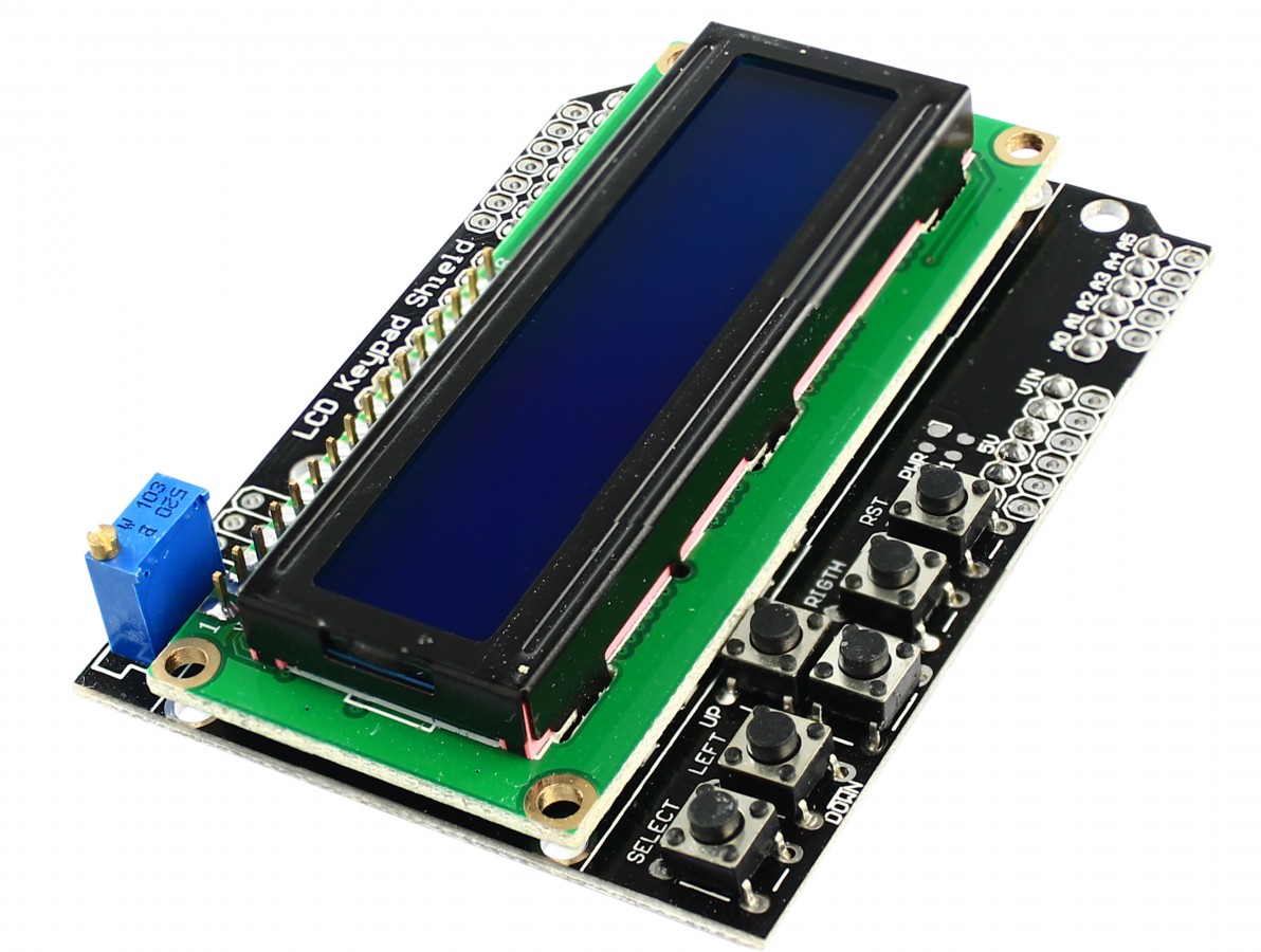 Shield LCD 16x2 / LCD Keypad Shield com botões para Arduino- Imagem 4