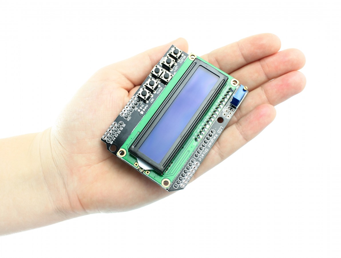 Shield LCD 16x2 / LCD Keypad Shield com botões para Arduino- Imagem 5
