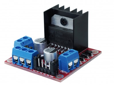 M&oacute;dulo Driver L298N Ponte H Dupla 5 a 35V 2A para Motor DC e Motor de Passo - Imagem 1