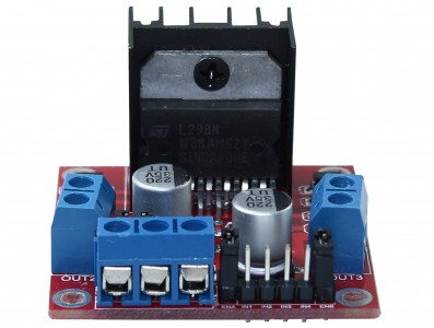 M&oacute;dulo Driver L298N Ponte H Dupla 5 a 35V 2A para Motor DC e Motor de Passo - Imagem 2