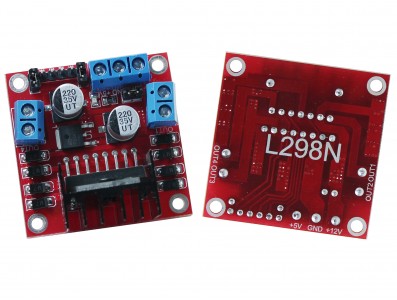 M&oacute;dulo Driver L298N Ponte H Dupla 5 a 35V 2A para Motor DC e Motor de Passo - Imagem 4