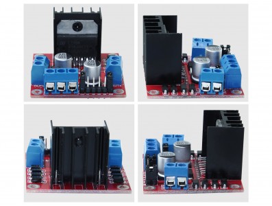 M&oacute;dulo Driver L298N Ponte H Dupla 5 a 35V 2A para Motor DC e Motor de Passo - Imagem 5