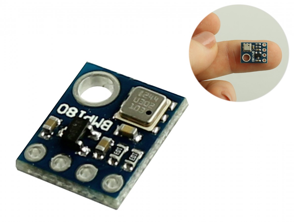 Sensor de Pressão Barométrica e Temperatura Digital para Arduino - BMP180- Imagem 2