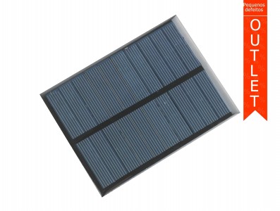 Mini Painel Solar Fotovoltaico 6V 180mA 84x112mm - OUTLET - Imagem 1