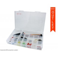 Caixa Organizadora 30x19,5x4,8cm com 16 Divisórias Grande - OUTLET