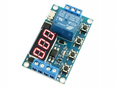 Relé Temporizador Digital XY-J02 Ajustável com Display e Micro USB - 4 Modos de Uso - Imagem 1