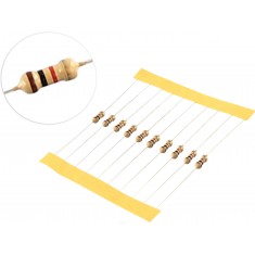 Resistor 1K 1/4W - Kit com 10 unidades