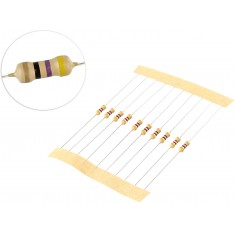 Resistor 47R 1/4W - Kit com 10 unidades