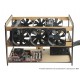 Estrutura para Rig de Minera&ccedil;&atilde;o 4 GPUs e 6 Fans MDF 6mm RM4G6F V3 - Thumb 2