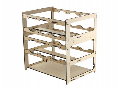Estrutura para Rig de Minera&ccedil;&atilde;o 8 GPUs e 12 Fans MDF 6mm RM8G12F V3 - Imagem 1